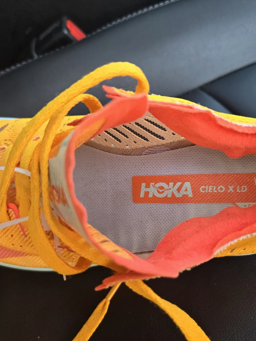 Hoka Orange Women's Track Shoes